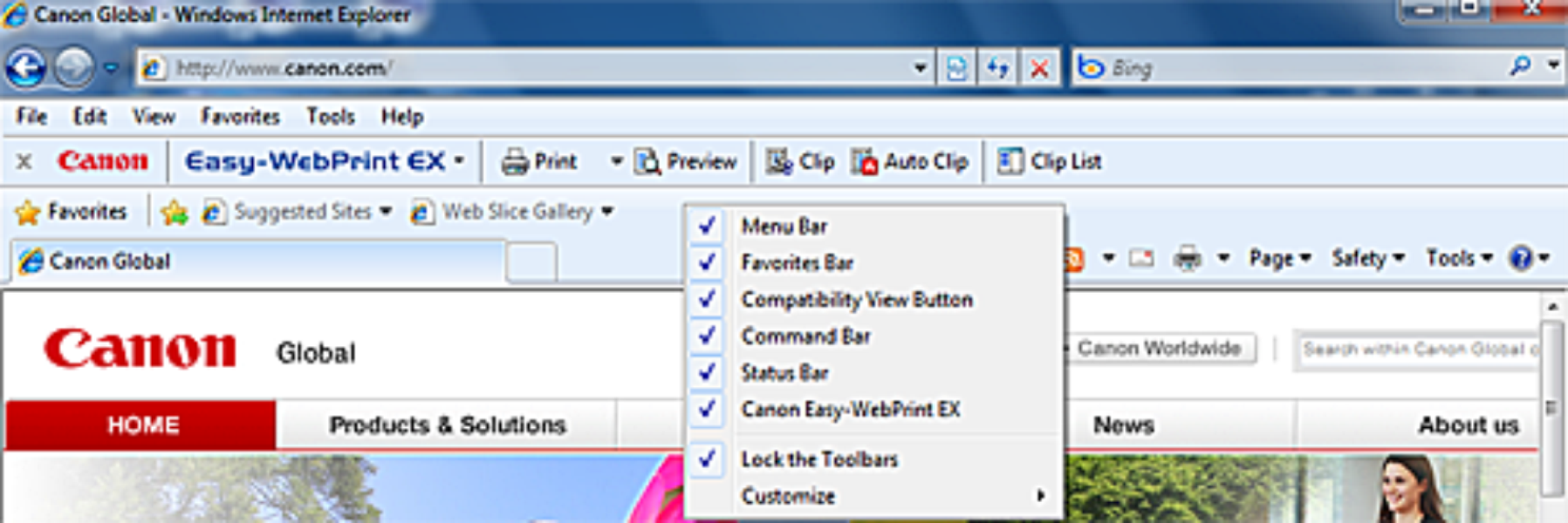 canon easy webprint ex for internet explorer 9