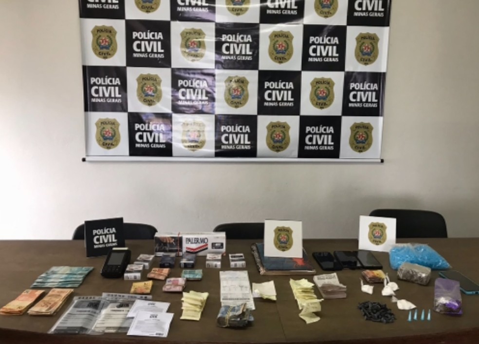 Suspeitos de executar jovem são presos pela Polícia Civil em Passos, MG — Foto: Divulgação/Polícia Civil 