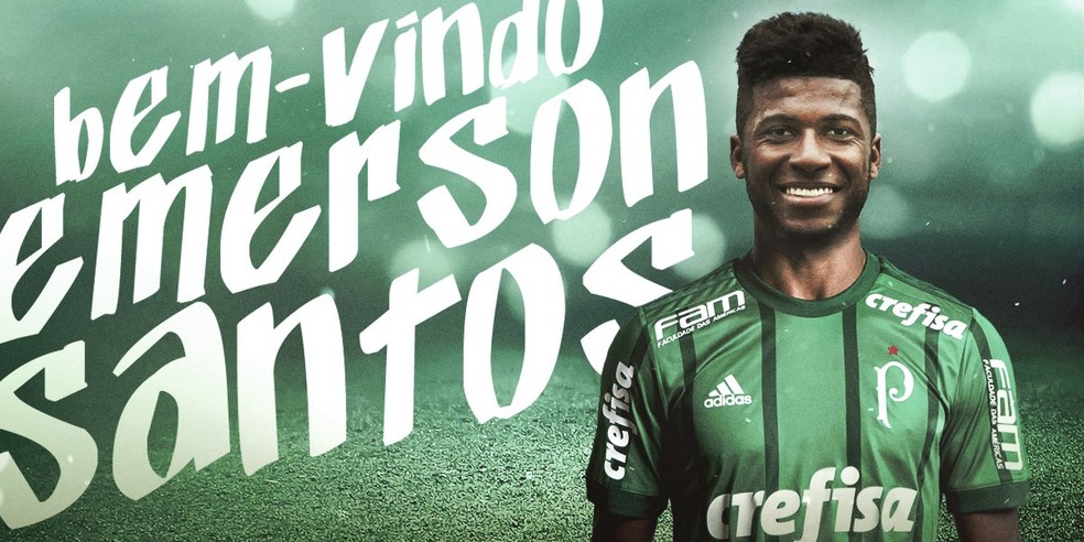 emersonsantos - Palmeiras anuncia contratação do zagueiro Emerson Santos por cinco anos