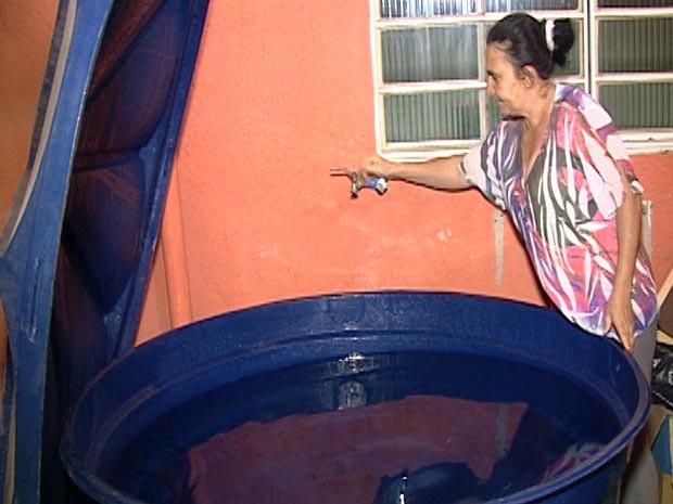 falta de água calamidade pública em Pará de Minas MG (Foto: Reprodução/TV Integração)