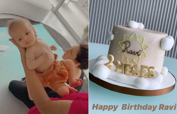 Romana Novais comemora dois meses de Ravi (Foto: Reprodução/Instagram)