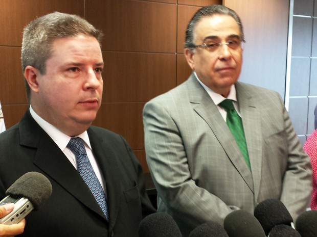 Governador Antonio Anastasia anuncia que vai deixar o governo de Minas (Foto: Pedro Triginelli/G1)