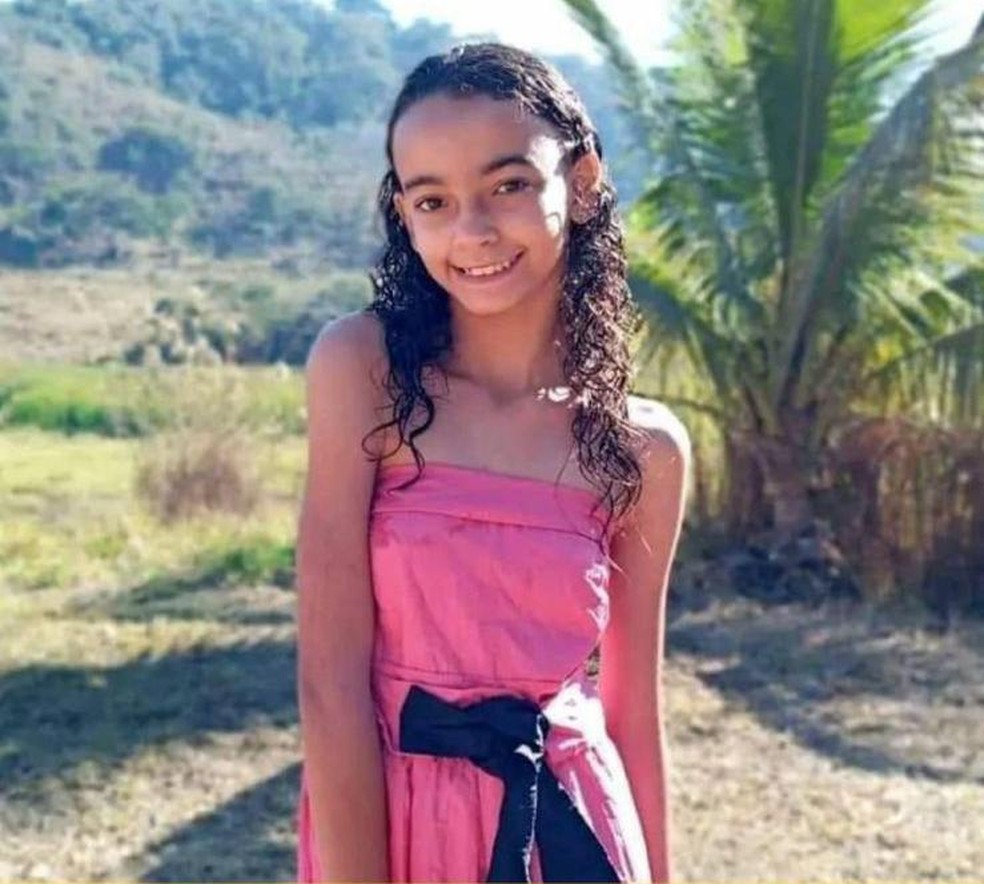 Bianca Rodrigues tinha 11 anos; corpo foi encontrado em área rural de Paraíba do Sul — Foto: Reprodução/Redes sociais