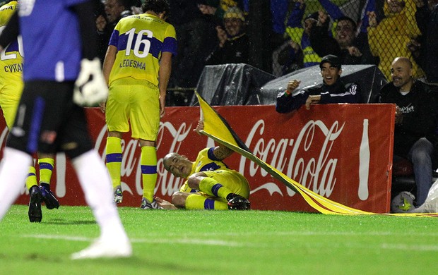 Santiago silva boca juniors gol colon (Foto: Agência AP)