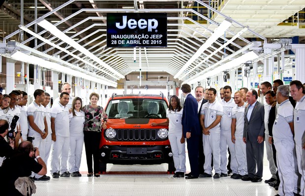 Fiat Chysler anuncia fábrica da Jeep, em PE; Dilma participou do lançamento (Foto: Rafael Neddermeyer/ FCA / Fotos Públicas)
