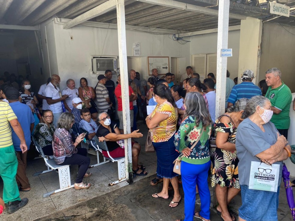 Prosus em Natal registra novas filas nesta segunda-feira (26) — Foto: Pedro Trindade / Inter TV Cabugi