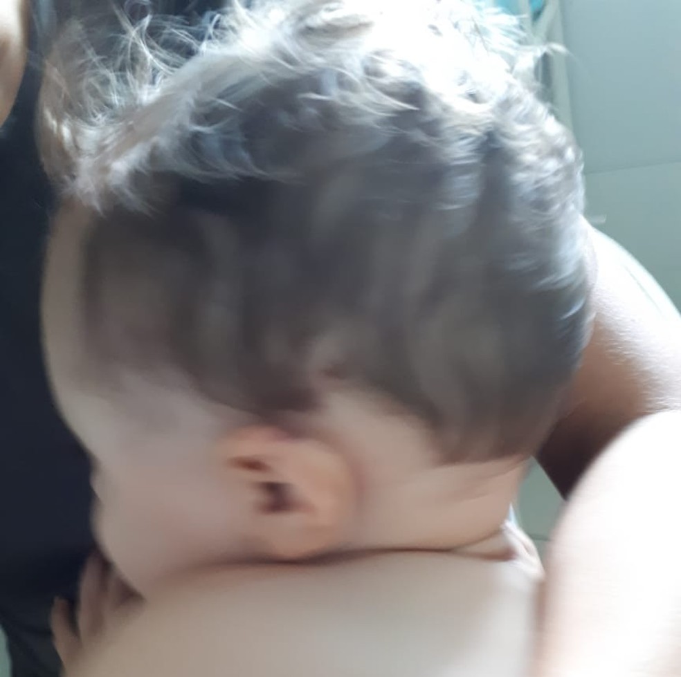 Após exames, criança segue internada e seu estado de saúde é considerado estável — Foto: Arquivo pessoal