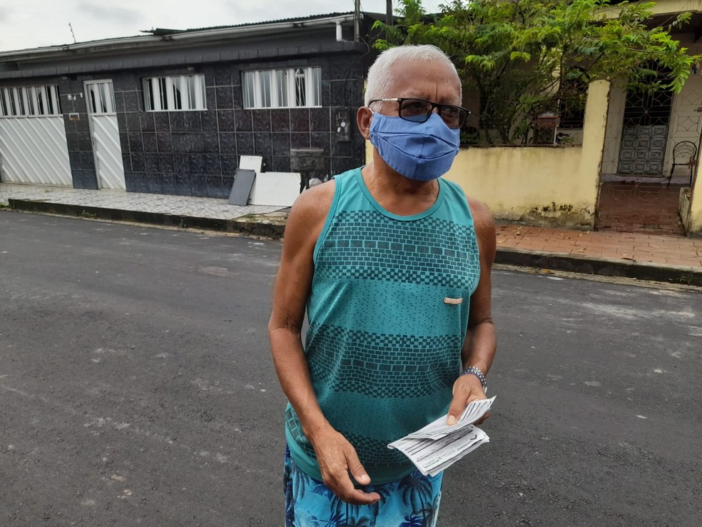 O aposentado Wilson Marinho  — Foto: Karla Melo/Rede Amazônica 