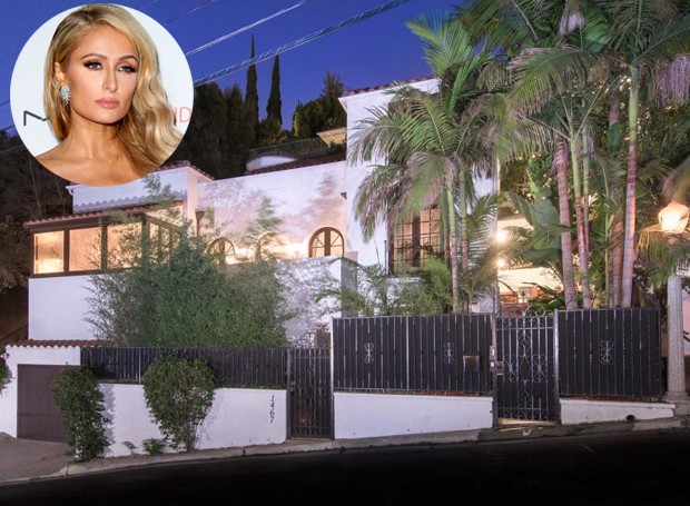 Paris Hilton viveu na mansão durante quatro anos. Antes disso, ela redecorou todo o local (Foto: The Agency/ Reprodução)