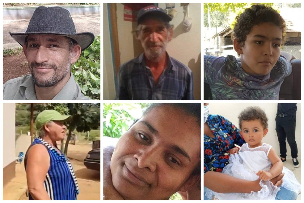 F?bio Lemes Romualdo (? esq.), Jorge Batista Bovolenta, Rafael Aparecido Ribeiro, Irene Leme, Bruna Aparecida Veiga e Ana Paula Lemes morreram no acidente em S?o Jo?o da Boa Vista (SP) ? Foto: Arquivo pessoal