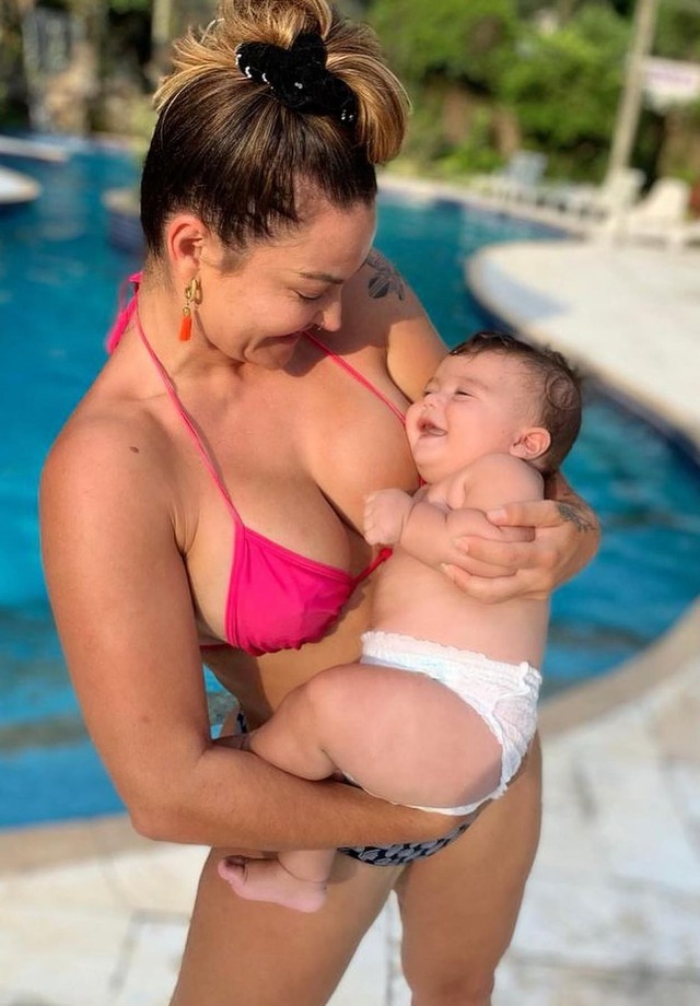 Laura Keller celebra um ano de vida do filho, Jorge Manuel (Foto: Reprodução/Instagram)