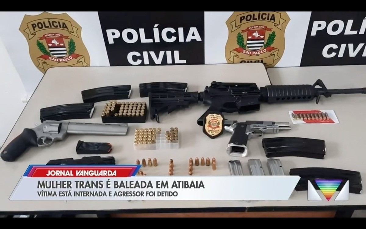 Empresário é preso após atirar em garota de programa trans em Atibaia, SP - Globo