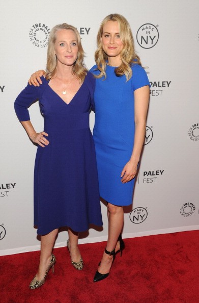 Piper Kerman e Taylor Schilling, que a interpreta na série (Foto: Getty Images)