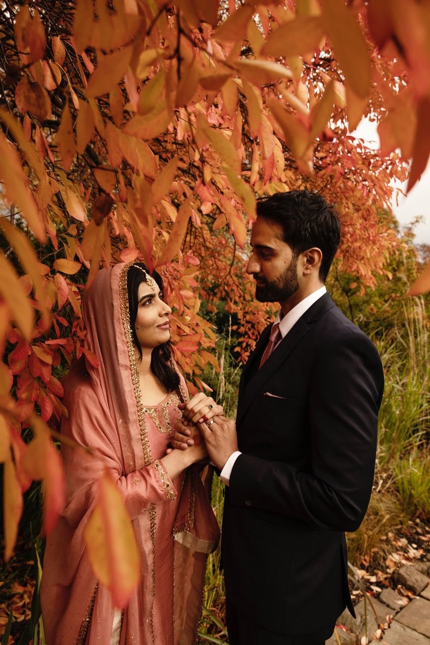 Malala publica fotos de casamento com companheiro, Asser (Foto: Reprodução / Instagram)