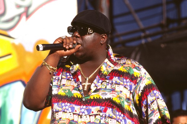 O rapper Notorious B.I.G. (1972-1997) em foto de 1995 (Foto: Getty Images)