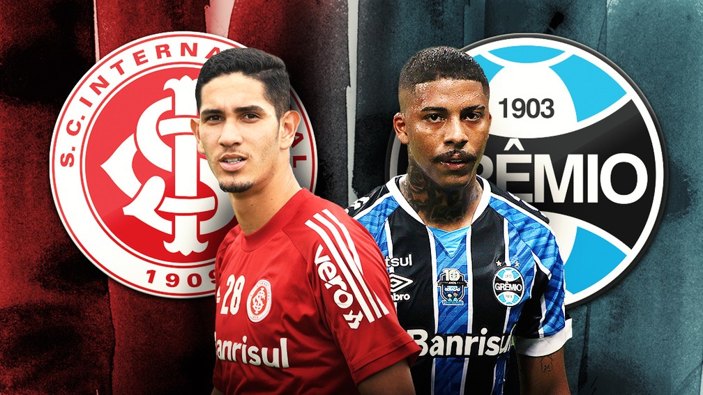 Praxedes e Jean Pyerre travam duelo de jovens em momentos distintos no Gre-Nal