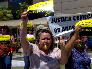 Servidores querem reajuste salaral (Foto: Reprodução/Rede Amazônica)