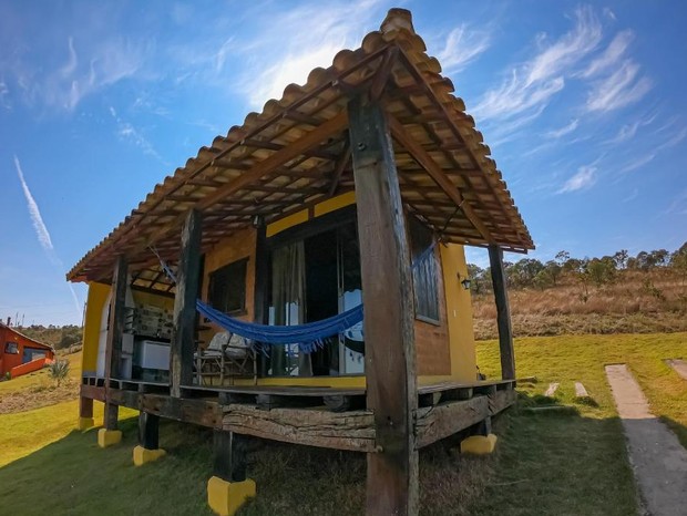 Mini casas - chalé em Carrancas MG (Foto: Divulgação/Vinícius Barnabé)