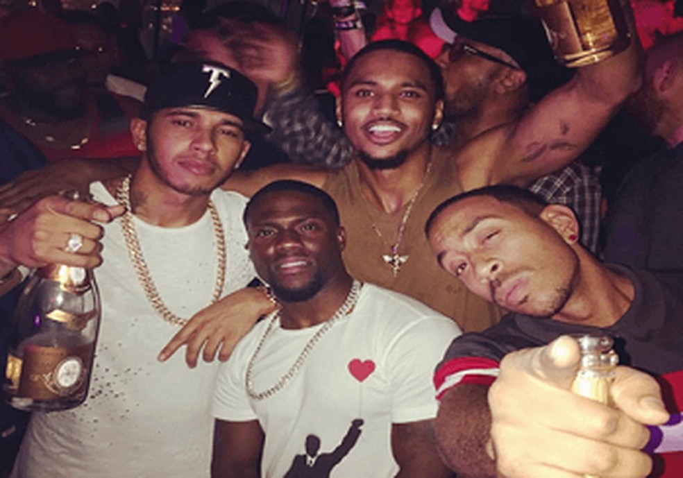 Hamilton na balada — Foto: Divulgação