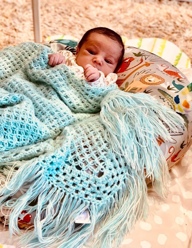 Martin, neto recém-nascido de Mauricio de Sousa (Foto: Reprodução/Instagram)