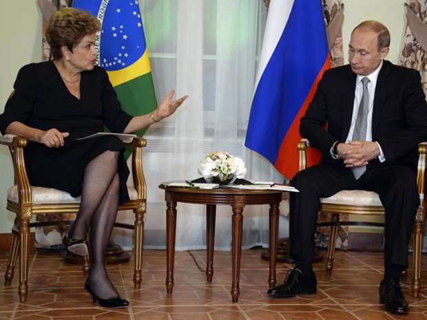 Presidenta Dilma Rousseff durante encontro privado com o Presidente da Federação  Russa, Vladimir Putin. Moscou - Rússia