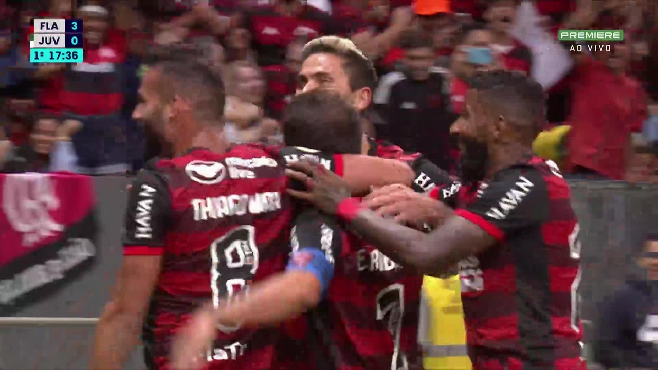 Os gols de Flamengo 4 x 0 Juventude pela 18&ordf; rodada do Brasileir&atilde;o 2022