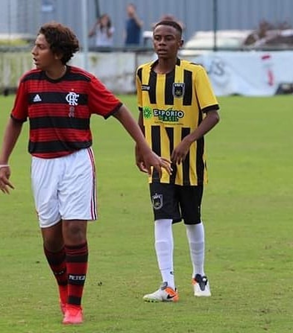 Caike Duarte, o Paquetazinho, em ação contra o Volta Redonda — Foto: Divulgação