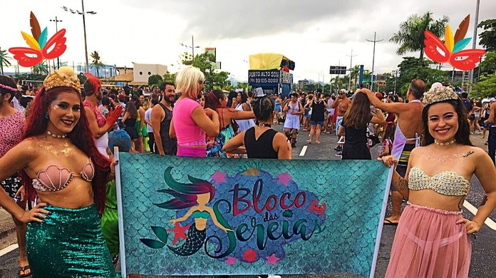 Irmãos criam bloco das sereias no carnaval de Caraguatatuba, SP | Carnaval 2020 no Vale do Paraíba | G1