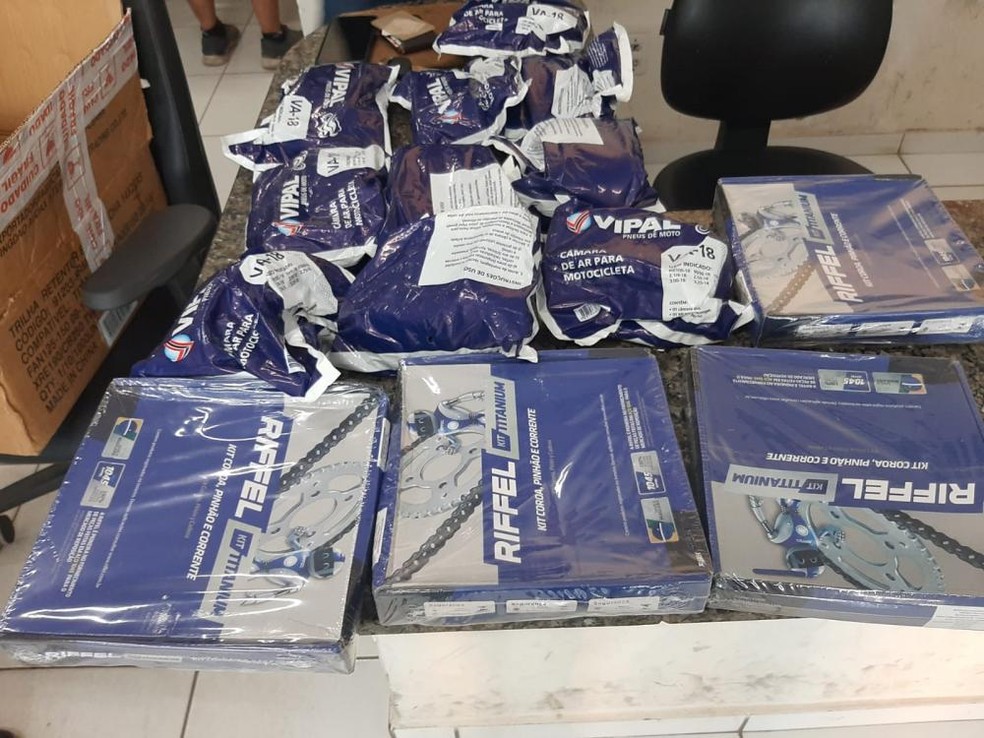 Funcionários de loja são presos por desvio de mercadorias em Timon — Foto: Divulgação/Polícia Civil do Maranhão