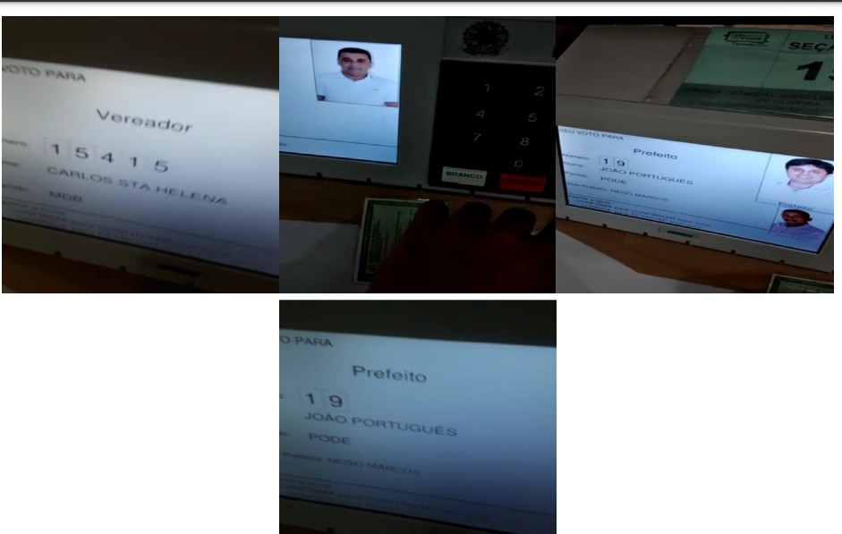 Documento mostra que eleitores fotografaram cabine para confirmar voto em prefeito de Luzinópolis