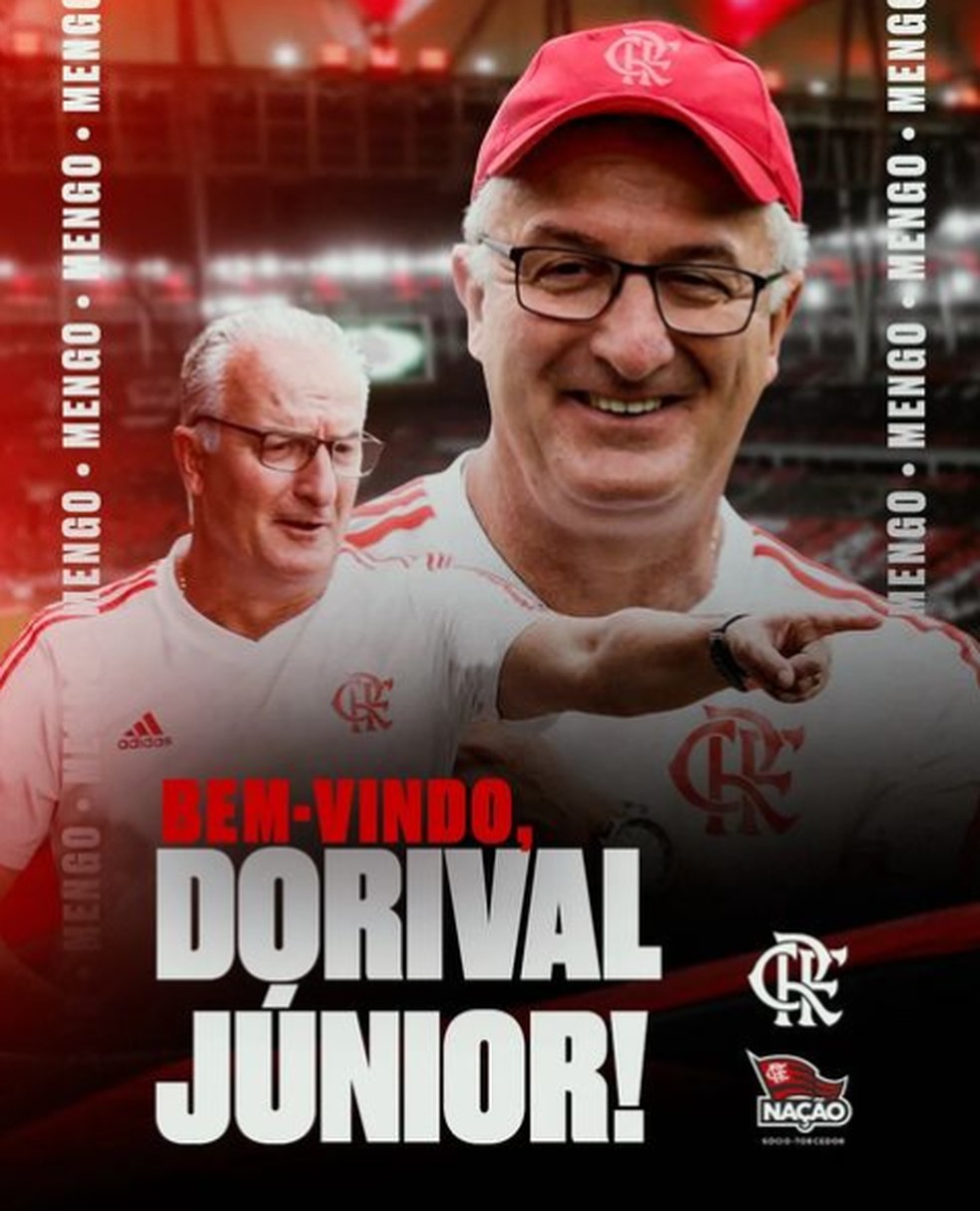 Dorival é o novo técnico do Flamengo — Foto: Divulgação