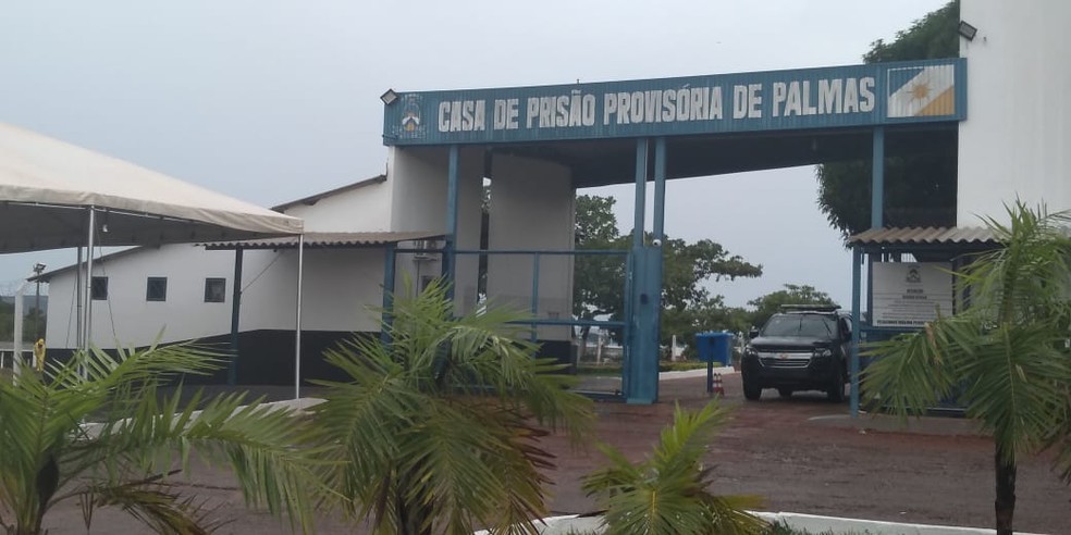 Confusão aconteceu dentro da Casa de Prisão Provisória de Palmas — Foto: Edson Reis/G1