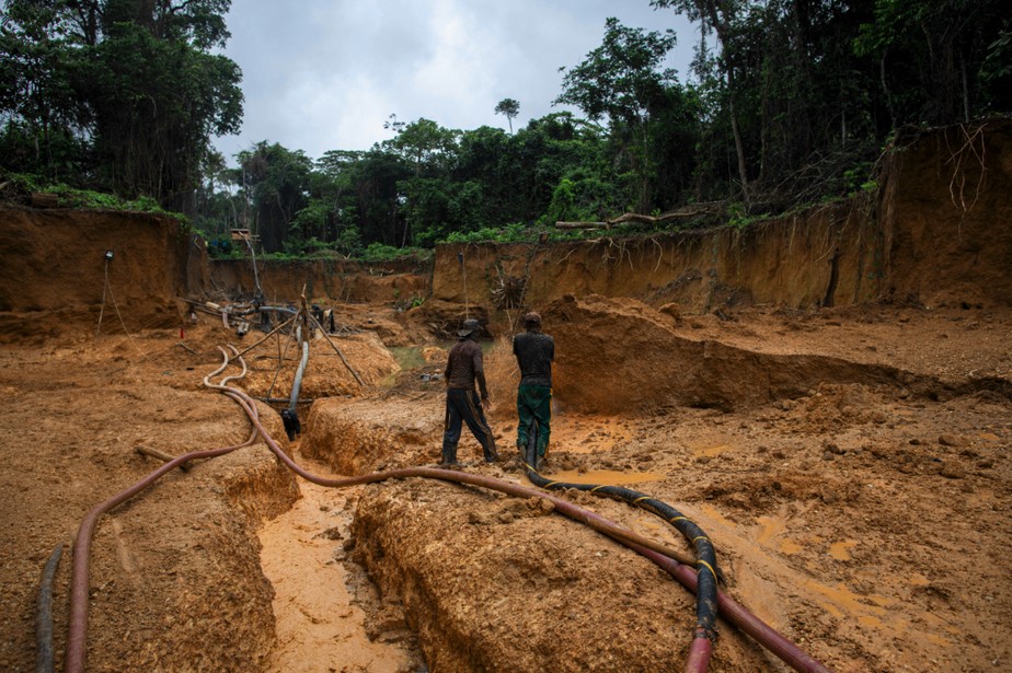 BRASIL - Boa Vista, RR - 31/07/2019 - Garimpo ilegal de ouro no coração da maior reserva indígena do Brasil, a dos Yanomami