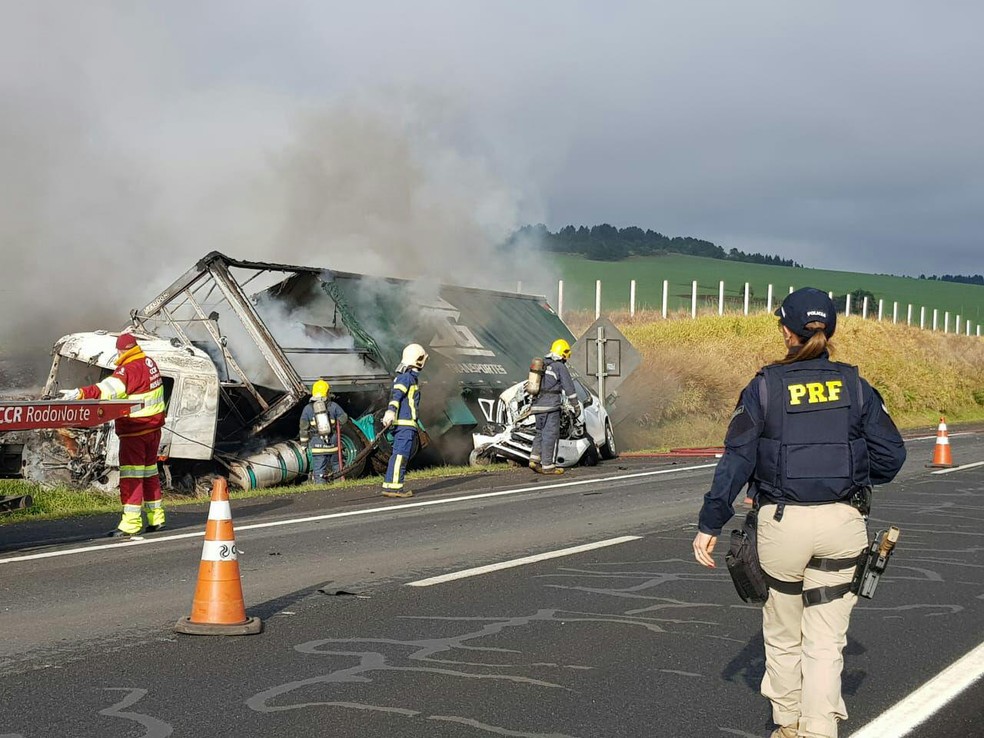 PRF divulgou, nesta terça-feira (9), com número de acidentes e mortes referentes ao 1º semestre de 2019 — Foto: PRF/Divulgação