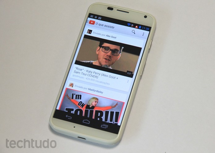Aplicativo oficial do YouTube roda no Galaxy Ace (Foto: Elson Souza/TechTudo)