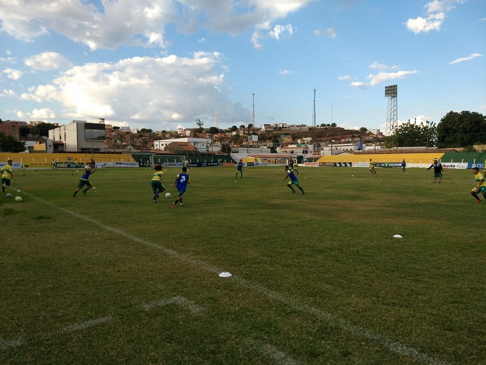 Treino em Picos  — Foto: Antônio Rocha/TV Clube