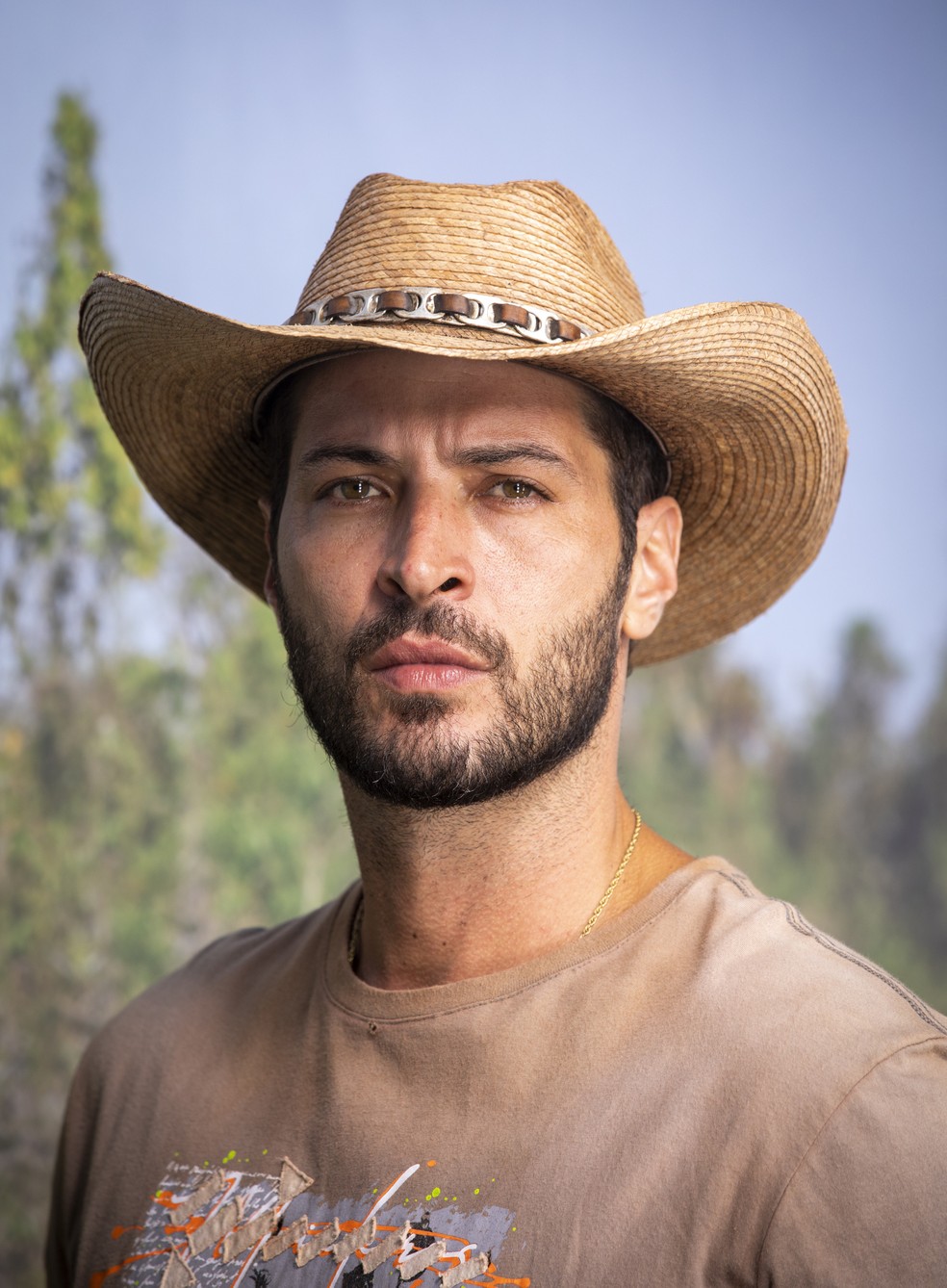 Leandro Lima interpreta Levi em 'Pantanal' — Foto: Globo