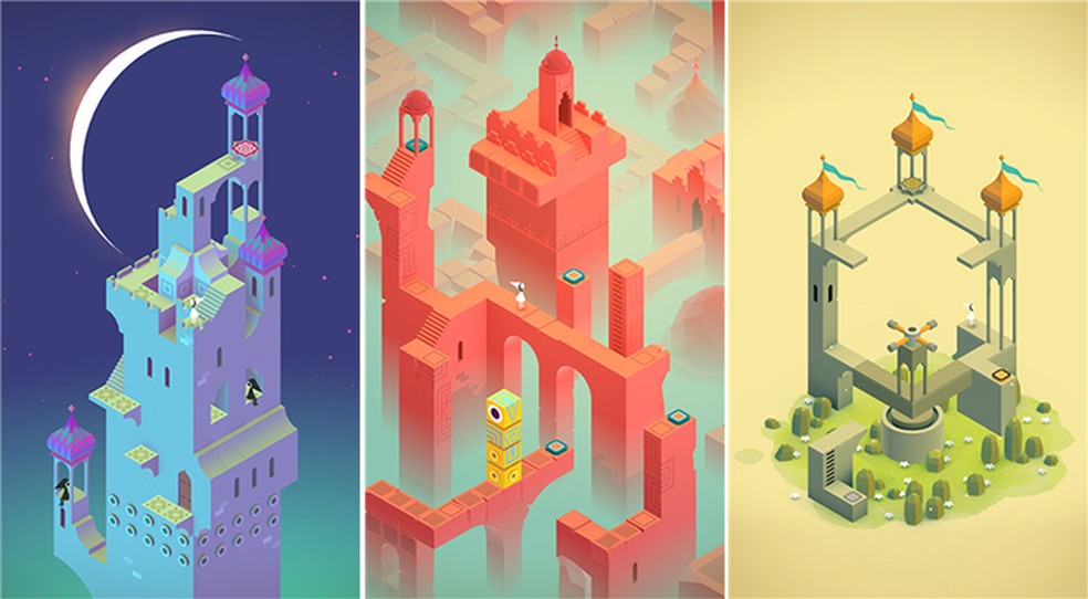 Os belos gráficos de Monument Valley geraram muitas premiações para o jogo — Foto: (Foto: Divulgação/Windows Phone Store)