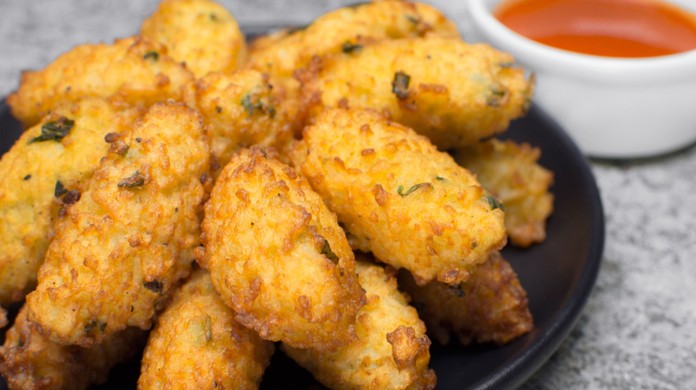 pic Como Fazer Bolinho De Arroz Coreano apenas 3 ingredientes aprenda a fazer bolinho de arroz fofinho por dentro e crocante por fora