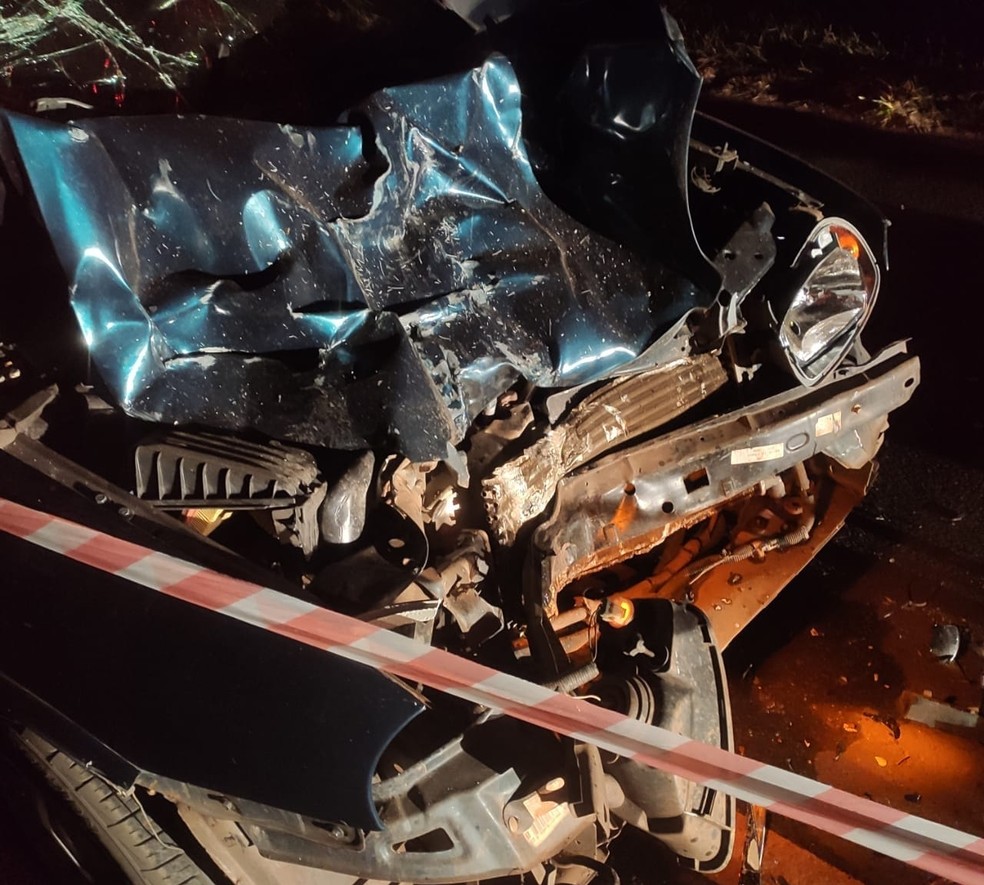 Acidente em vicinal mata motociclista de 19 anos entre Marília e Vera Cruz — Foto: Corpo de Bombeiros de Marília/Divulgação