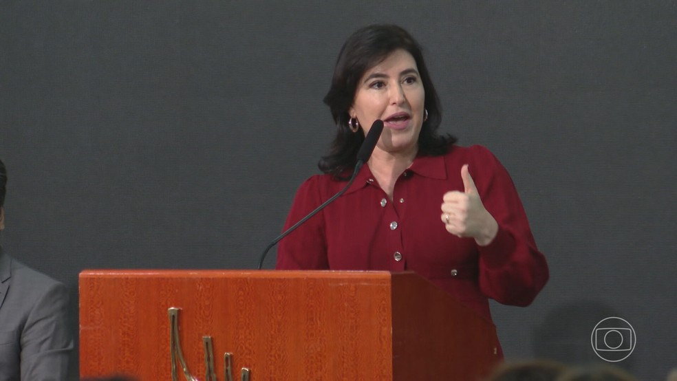 Simone Tebet, ministra do Planejamento. — Foto: JN