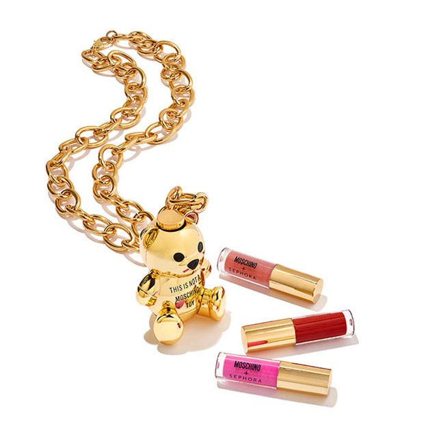 Lipgloss da coleção da Moschino em parceria com a Sephora (Foto: Reprodução/Instagram)