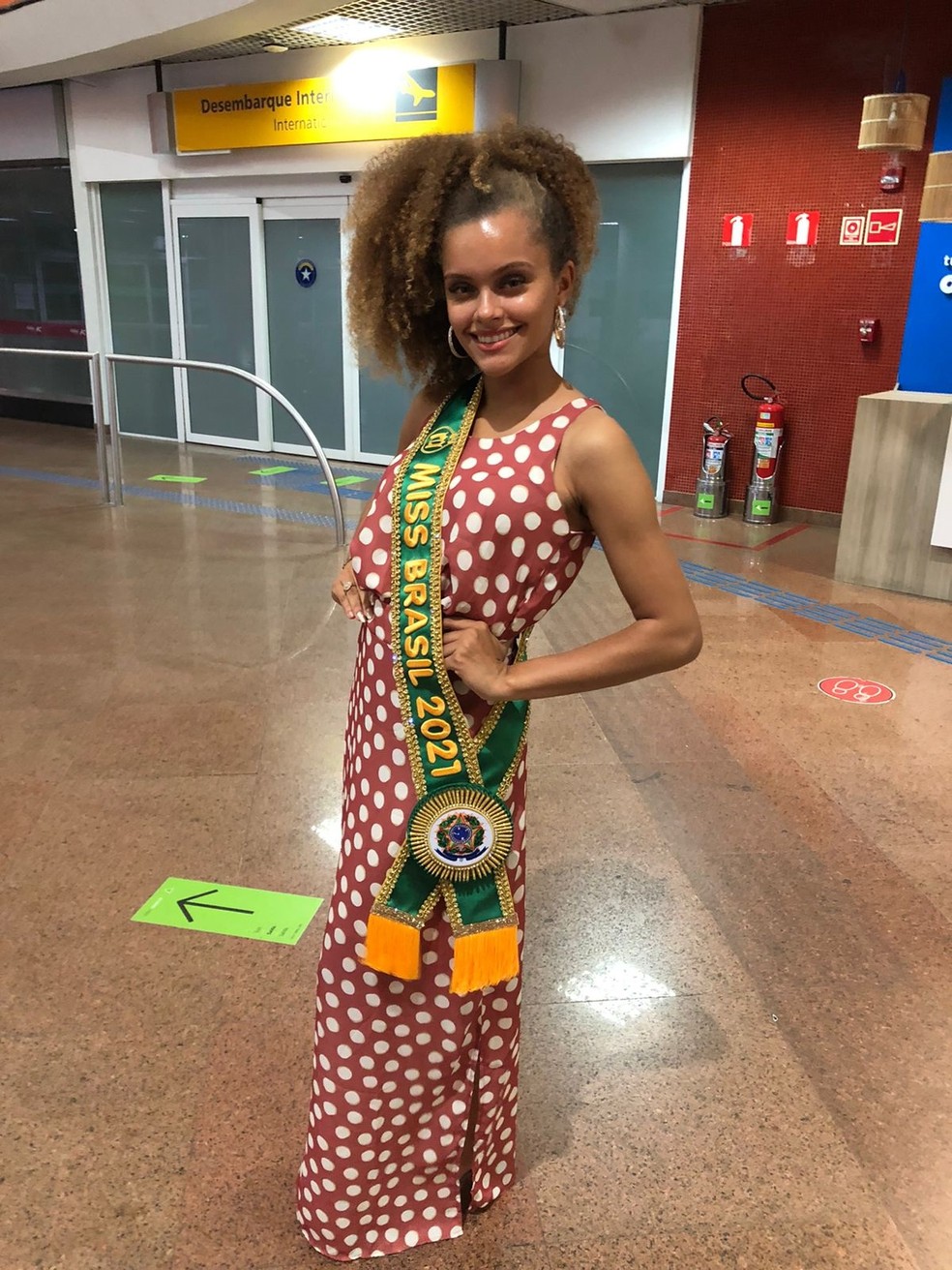 Indígena alagoana é eleita Miss Brasil 2021 — Foto: Douglas França/ TV Gazeta