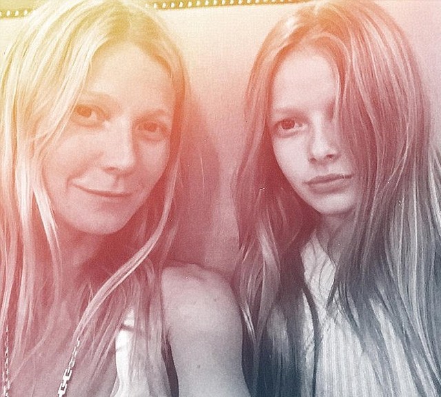 Gwyneth e a filha Apple Martin (Foto: Reprodução/ Instagram)