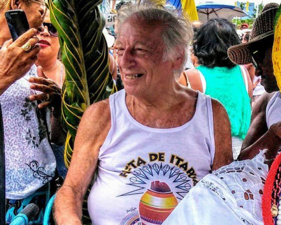 Juca Chaves em foto de 2018. Artista morreu em Salvador, onde vivia. — Foto: Redes sociais