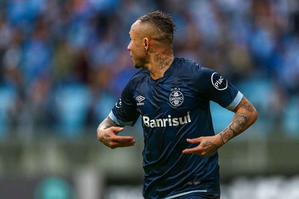 Everton marca e dá a vitória ao Grêmio sobre o América-MG (Foto: Lucas Uebel/Divulgação Grêmio)