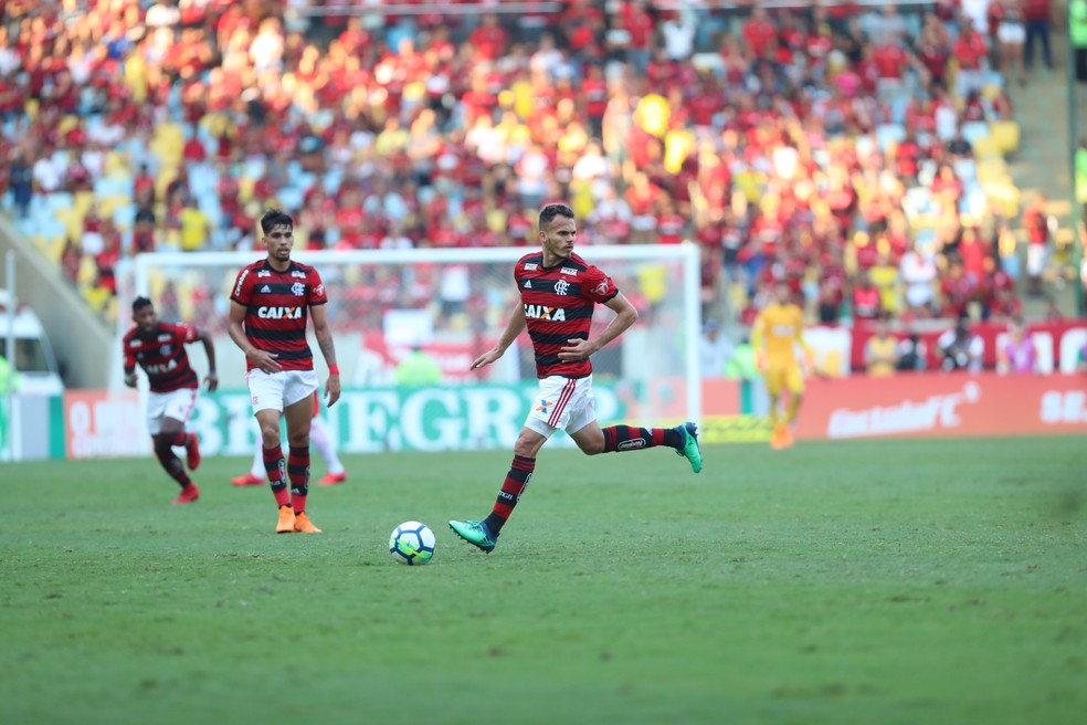 RenÃ© Ã© quem tem mais passes certos pelo Flamengo no BrasileirÃ£o â Foto: Gilvan de Souza / Flamengo