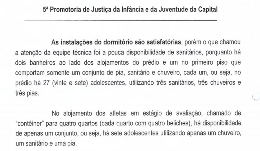 Trecho de petiÃ§Ã£o do MP-RJ feita em 2015 â€” Foto: ReproduÃ§Ã£o