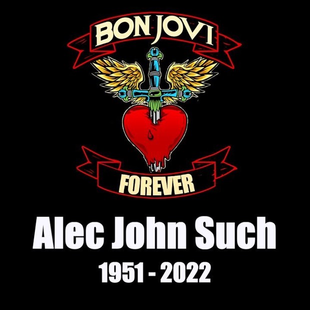 Bon Jovi lamenta morte de Alec John Such (Foto: Reprodução/Twitter)