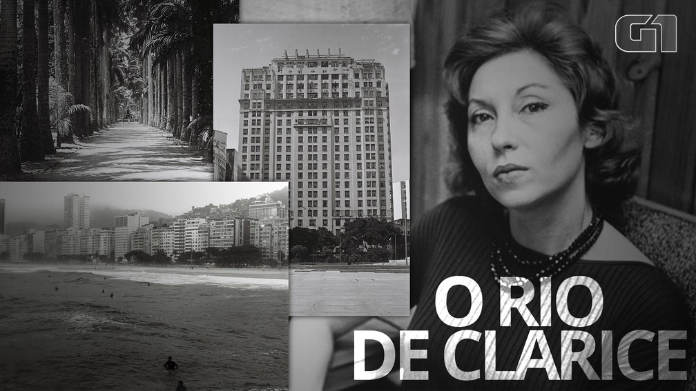 Um passeio pelo Rio de Janeiro de Clarice Lispector: veja lugares frequentados pela escritora, que faria 100 anos — Foto: G1